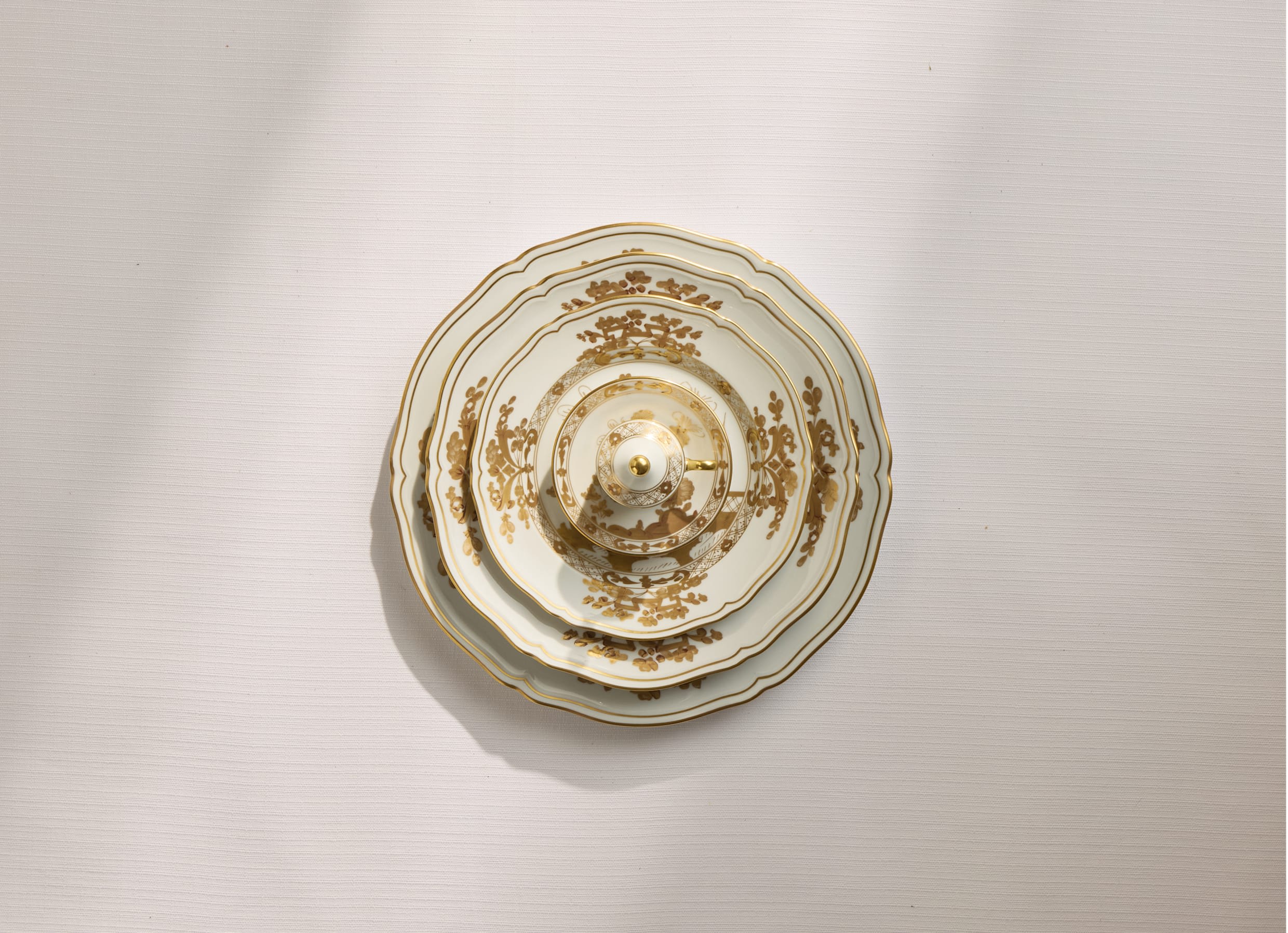 Tableware set for two | Aurum | Ginori 1735